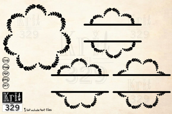 Download Floral Leaf Wreath Set - Leaf wreath Collection